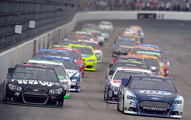 Longshot Kurt Busch (left) will likely make the Chase, but defending champ Brad Keselowski may not.